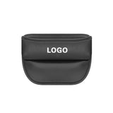 Leather Car Seat Storage Box Car Seat Gap Charging Hole Organizer