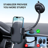 Strong Suction Anti-Shake Stabilizer Phone Car Holder