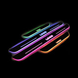 Car LED Door Sill LED Light Pedal Wireless USB Charging Magnetic 2PCS