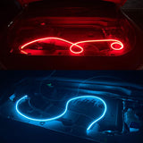 Led Car Hood Strip Lights App+Remote Control