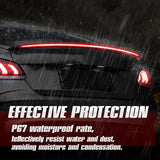 Led Spoiler Lights Turn Signal Red LED Strip Brake Light Universal