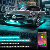 Car LED Underbody Lights Strip 7 Color LED Bottom Lamp Strip