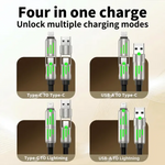 4-in-1 USB Charging Cable 240W fast charging