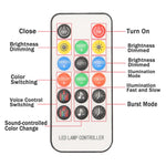 Led Car Hood Strip Lights App+Remote Control